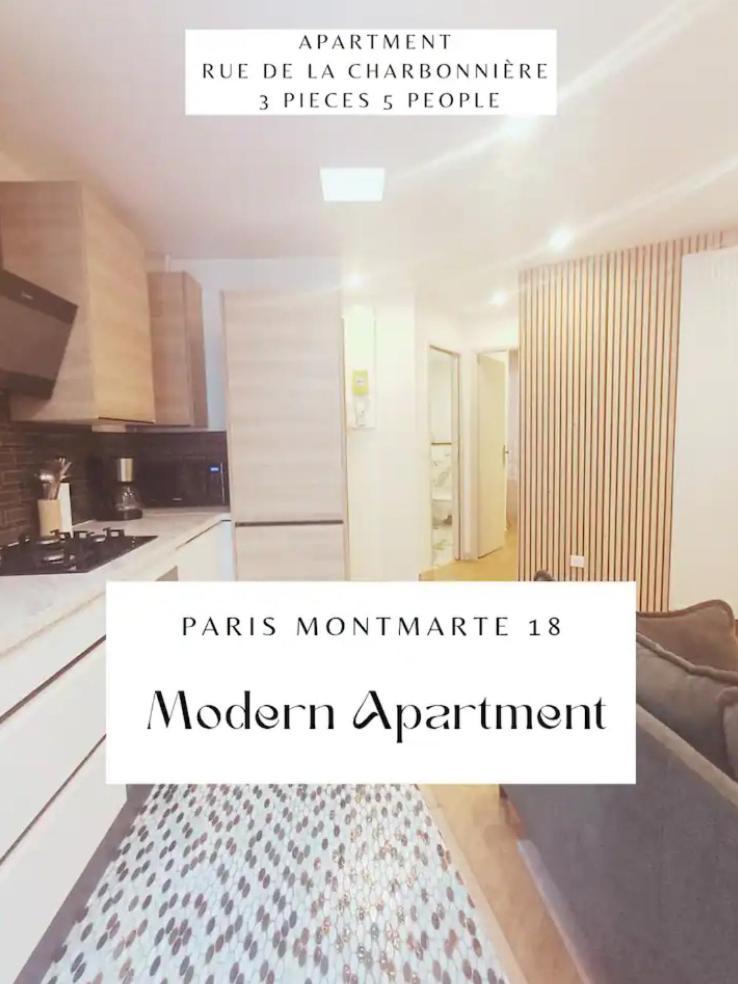 Apt Moderne 2 Chambres 5 Voyageurs Párizs Kültér fotó
